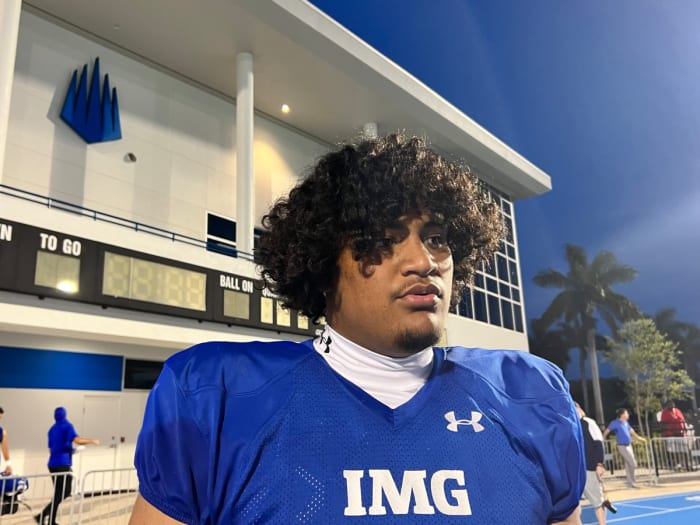 Francis Mauigoa Offensive Tackle IMG Academy